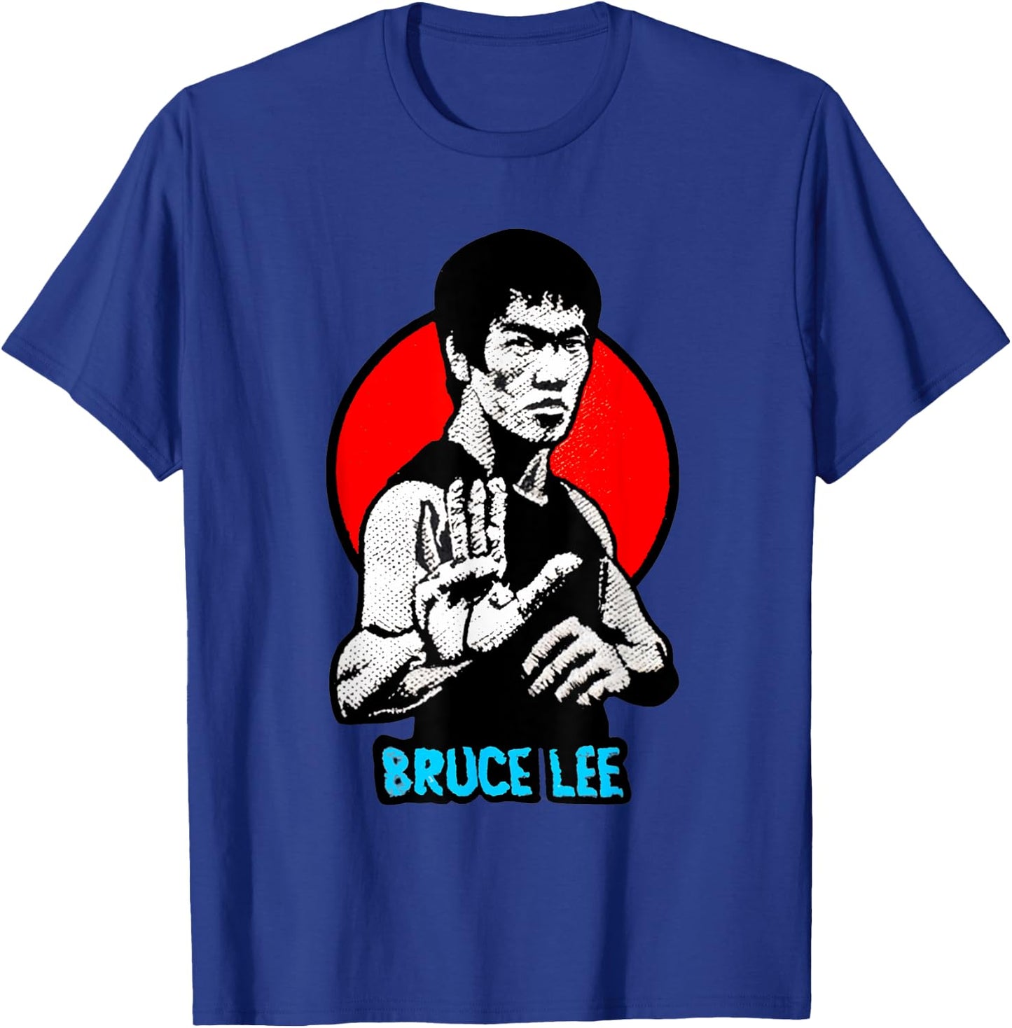 Bruce Lee's Kung Fu Jeet Kune Do King of Kung Fu , -Adults, Black, Small, Short Sleeve T-Shirt - T-Shirt | Royal