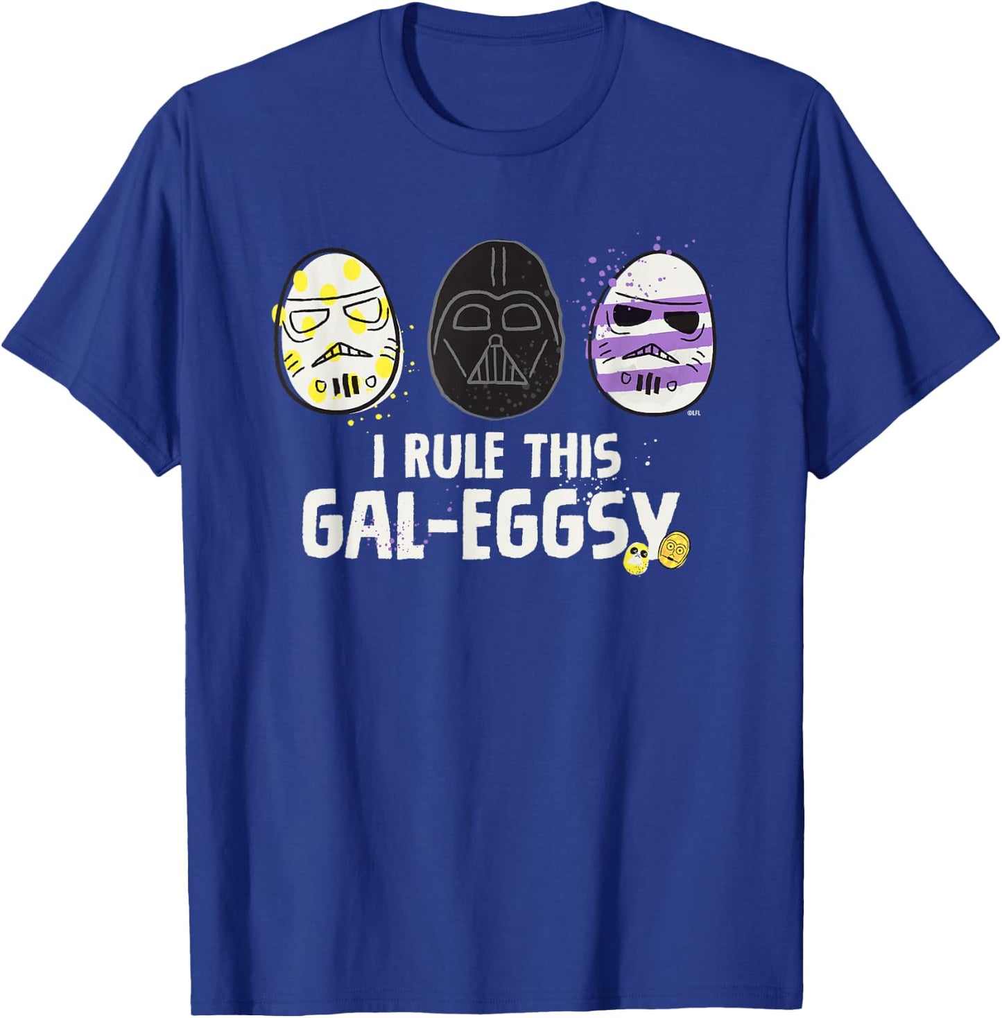 Star Wars I Rule This Gal-Eggsy Darth Vader Empire Easter T-Shirt - T-Shirt | Royal