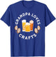 Grandpa Loves Craft Beer funny for fathers T-Shirt - T-Shirt | Royal