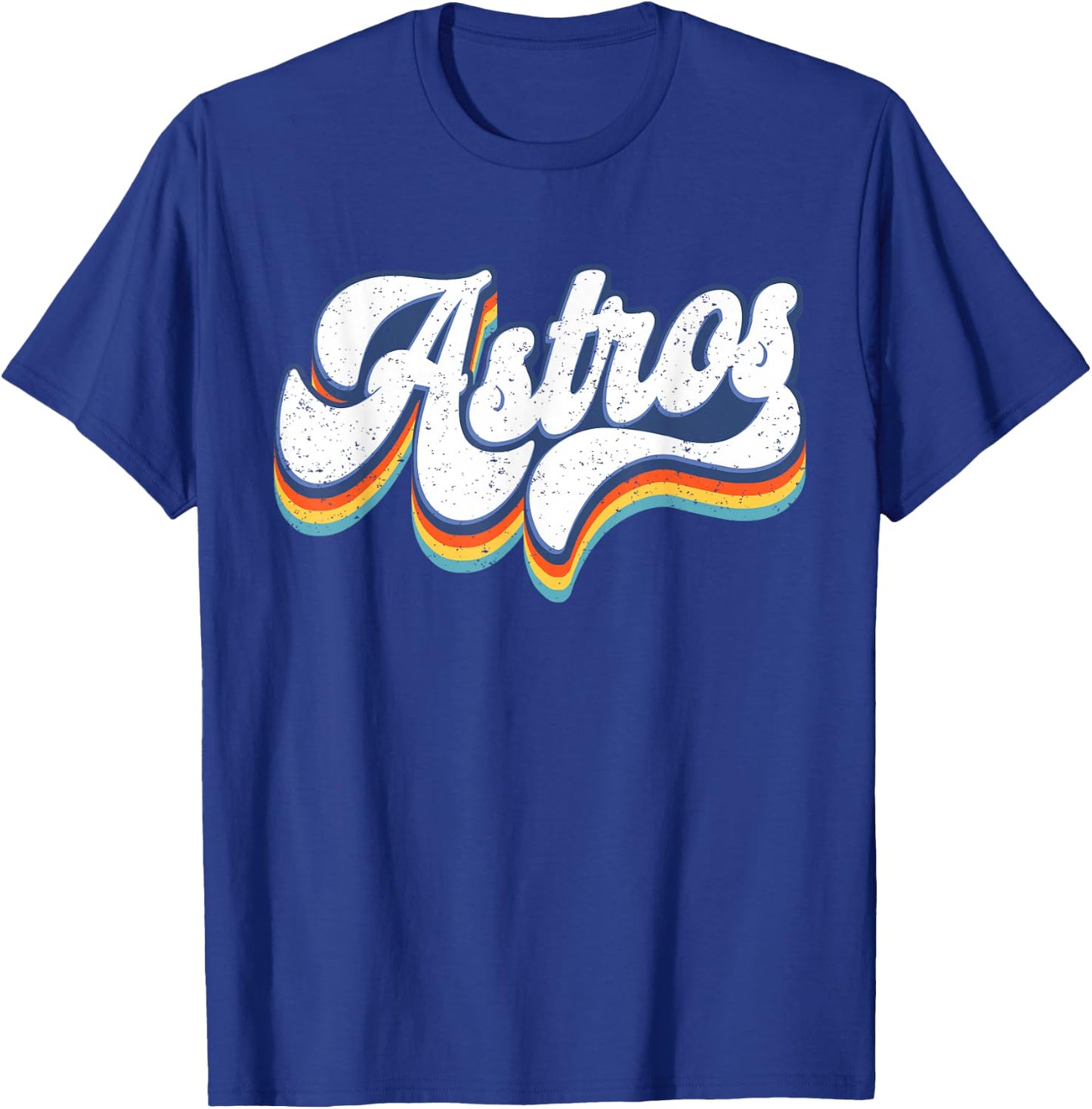 Vintage Astros Retro Style 70s 80s First Name T-Shirt - T-Shirt | Royal