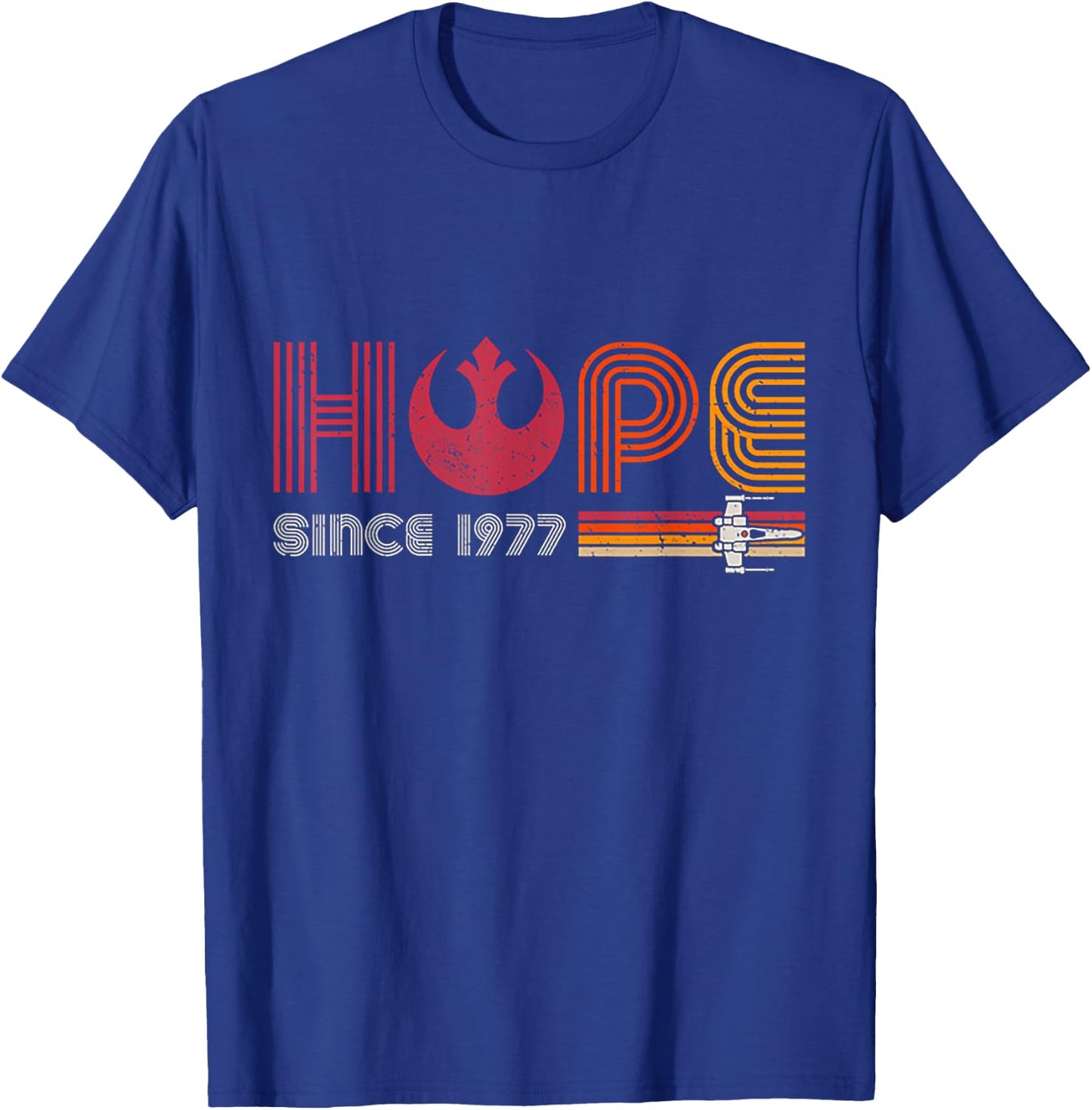 Hope Since 1977 Retro Vintage T-Shirt - T-Shirt | Royal