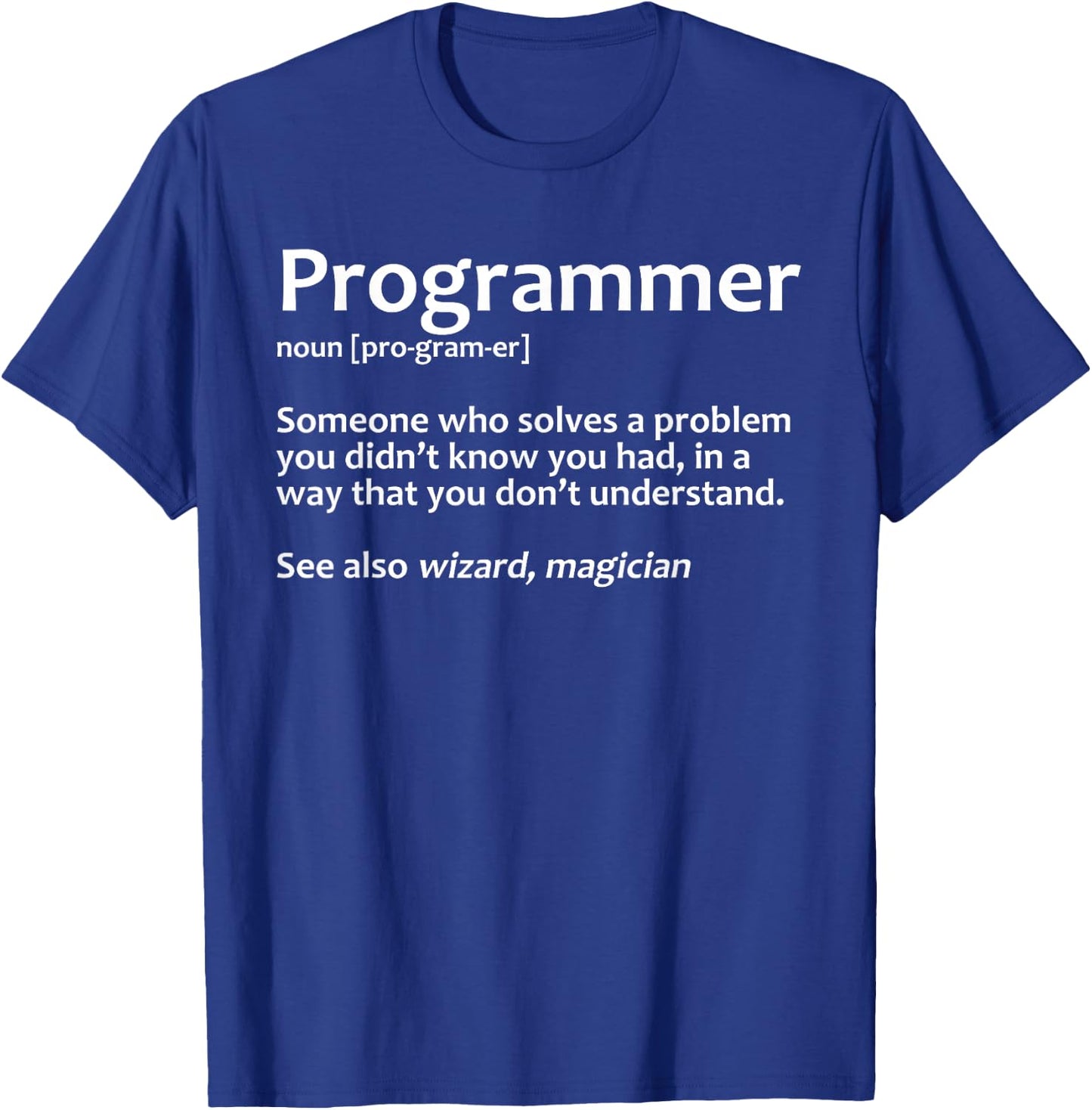 Cool Computer Programmer Women IT Programming Coding T-Shirt - T-Shirt | Royal