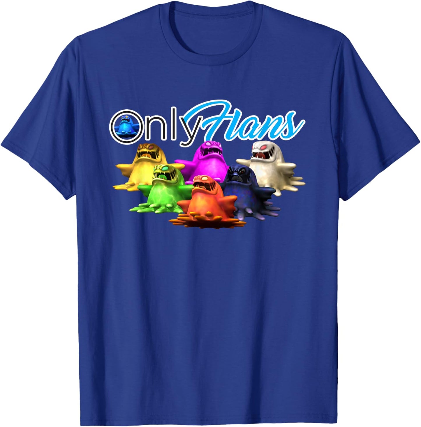 Funny Onlyflans Meme Fantasy T-Shirt - T-Shirt | Royal