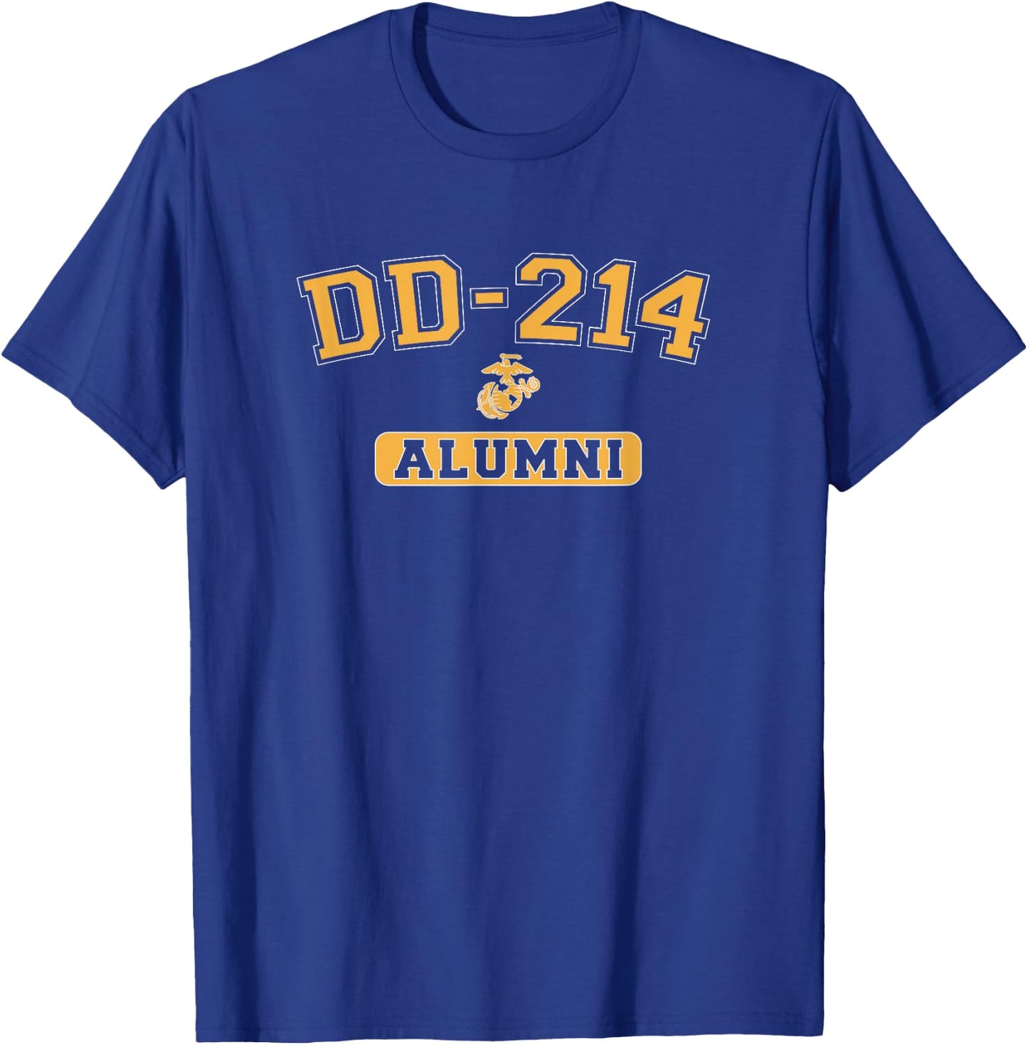 DD-214 Alumni | Colors of The Corps T-Shirt - T-Shirt | Royal