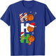 Funny Christmas Basketball Pajamas Player Matching Coach Men T-Shirt - T-Shirt | Royal