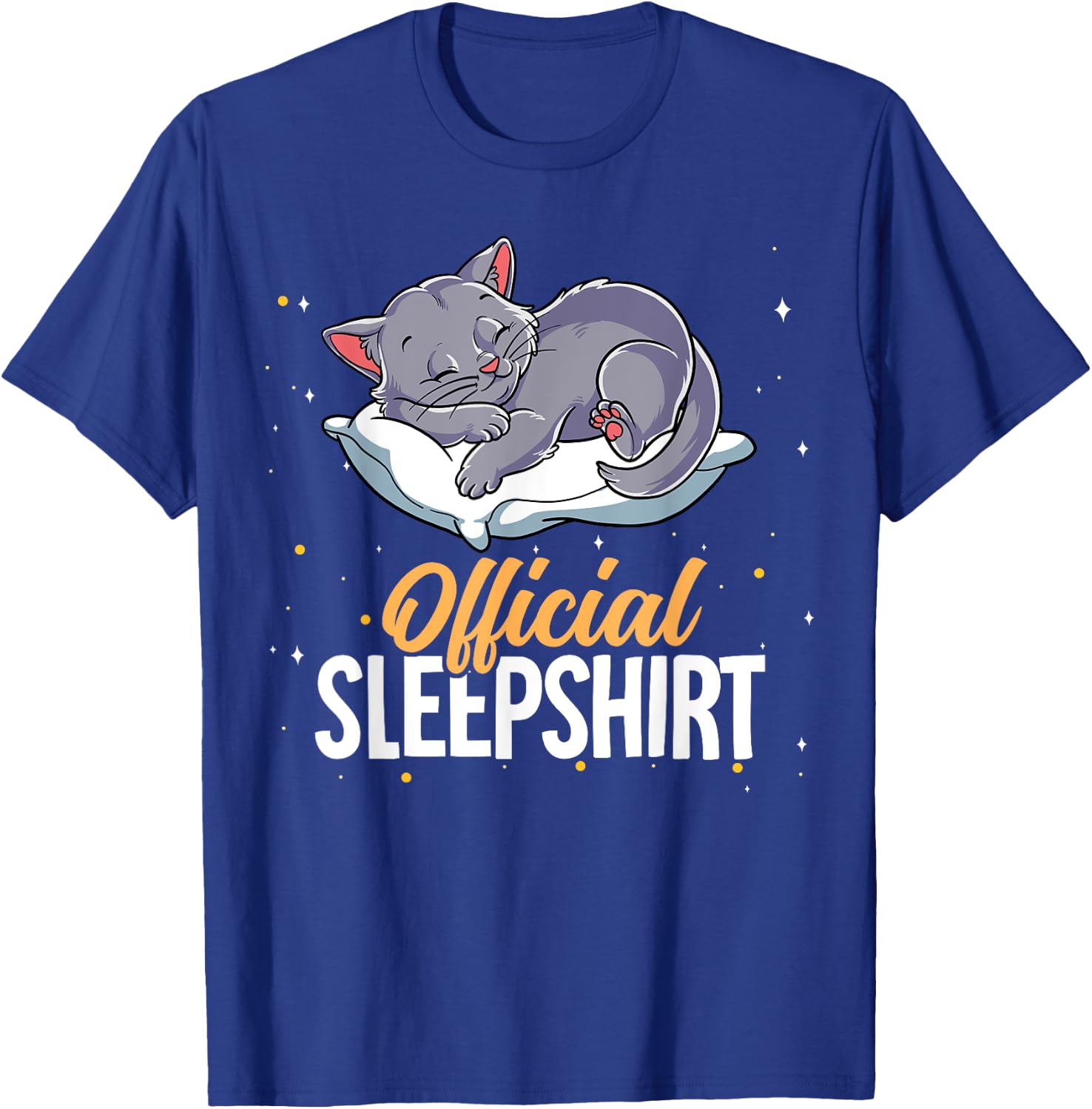Sleeping Cat Official Sleepshirt T-Shirt - T-Shirt | Royal