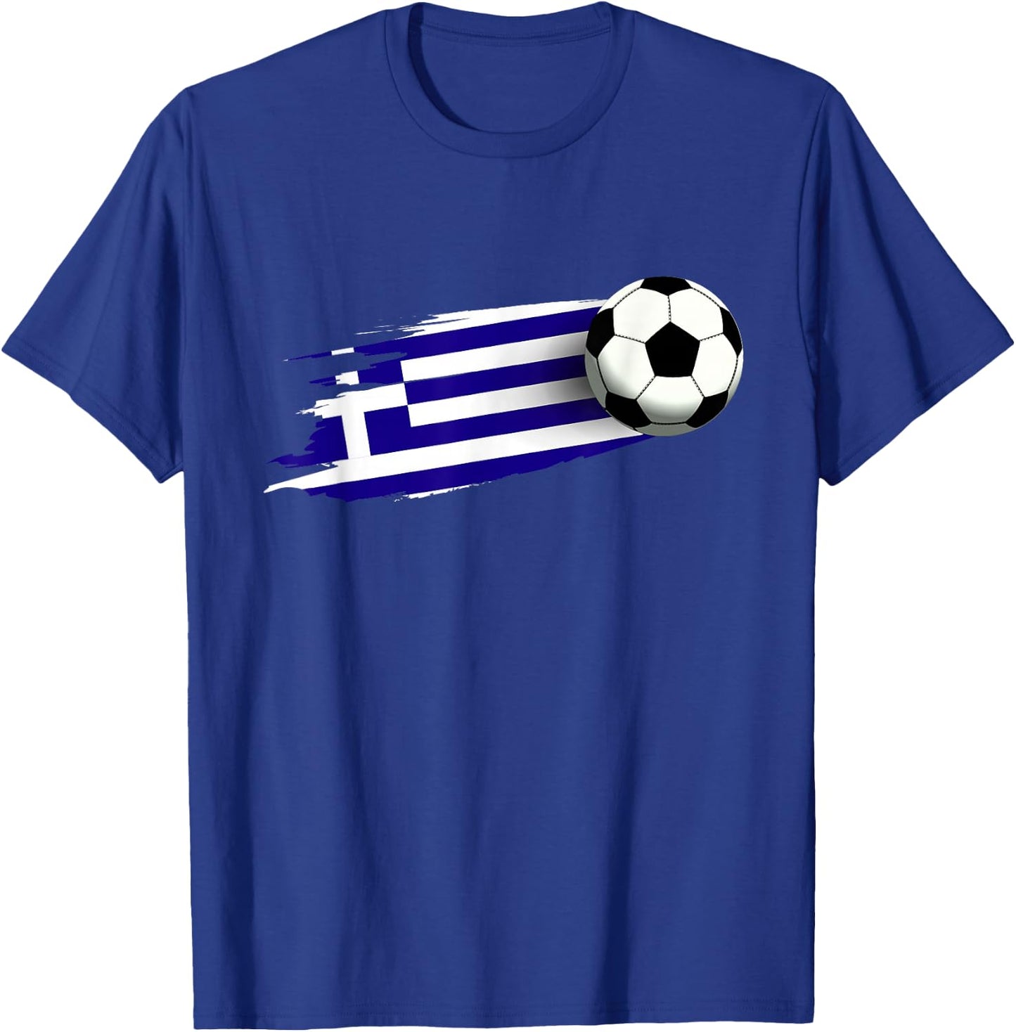 Greece Flag Jersey Greek Soccer Team Greek T-Shirt - T-Shirt | Royal
