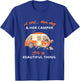 Camping Beautiful A girl her dog her camper T-Shirt - T-Shirt | Royal
