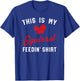 This Is My Squirrel Feedin Shirt Retro Women's Squirrel T-Shirt - T-Shirt | Royal