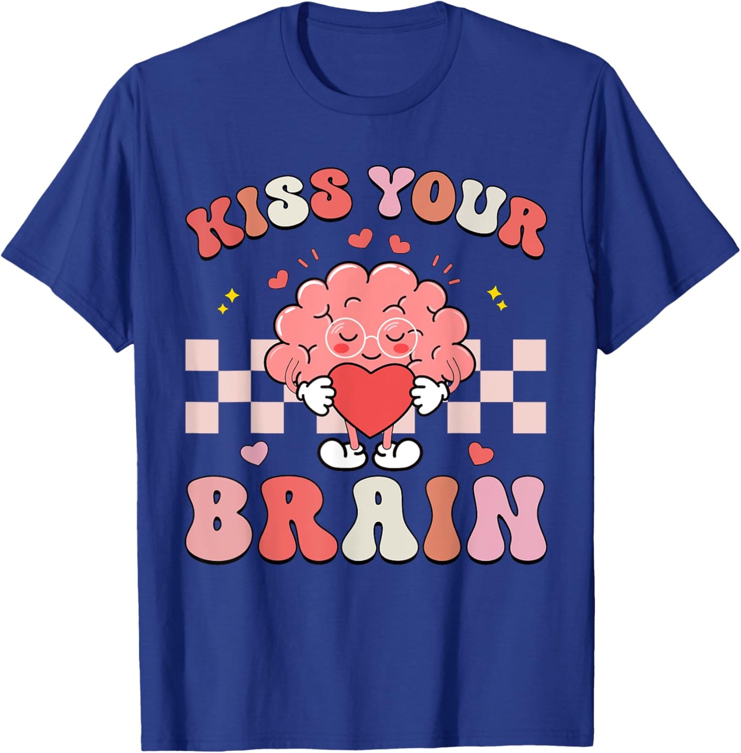 Kiss Your Brain Sped Teacher Appreciation Back To School T-Shirt - T-Shirt | Royal
