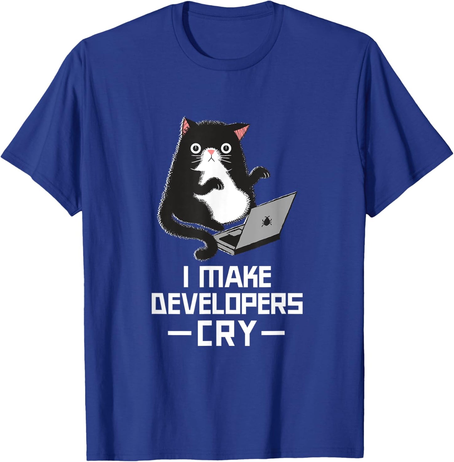 Funny QA Shirt IT Shirt QA Merch for QA Engineer QA Tester T-Shirt - T-Shirt | Royal