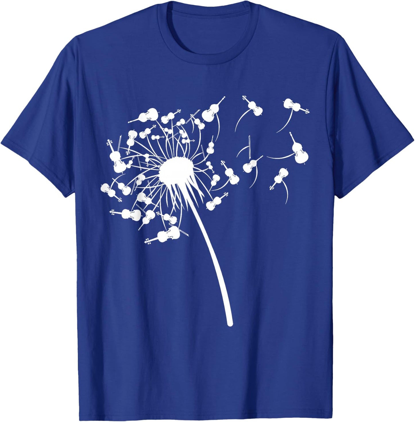 Dandelion Cello Shirt for Cellist | Cello T-Shirt - T-Shirt | Royal