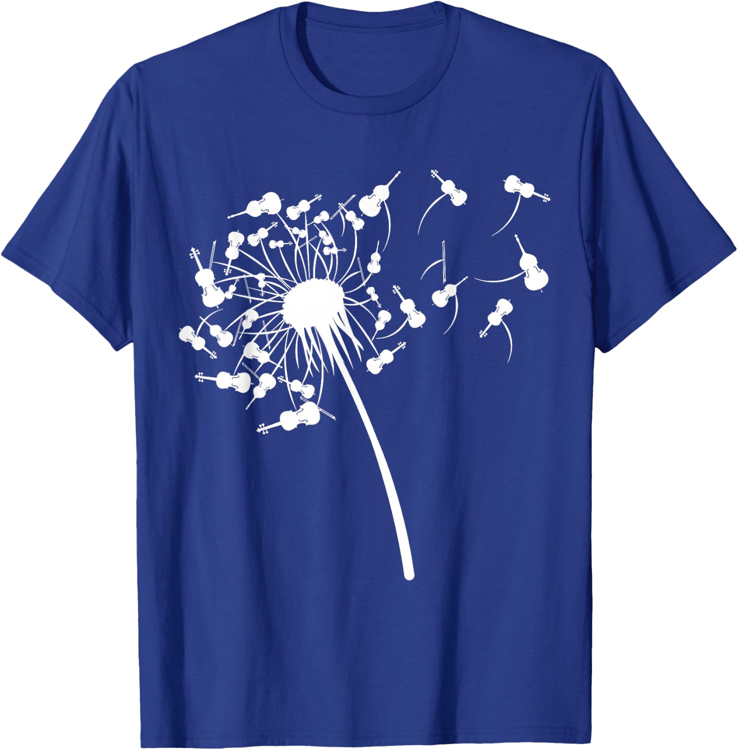 Dandelion Cello Shirt for Cellist | Cello T-Shirt - T-Shirt | Royal