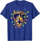 Marvel Guardians of The Galaxy Logo Holiday Christmas Lights T-Shirt - T-Shirt | Royal