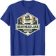 Bear Head Lake State Park Minnesota Travel Art Badge T-Shirt - T-Shirt | Royal