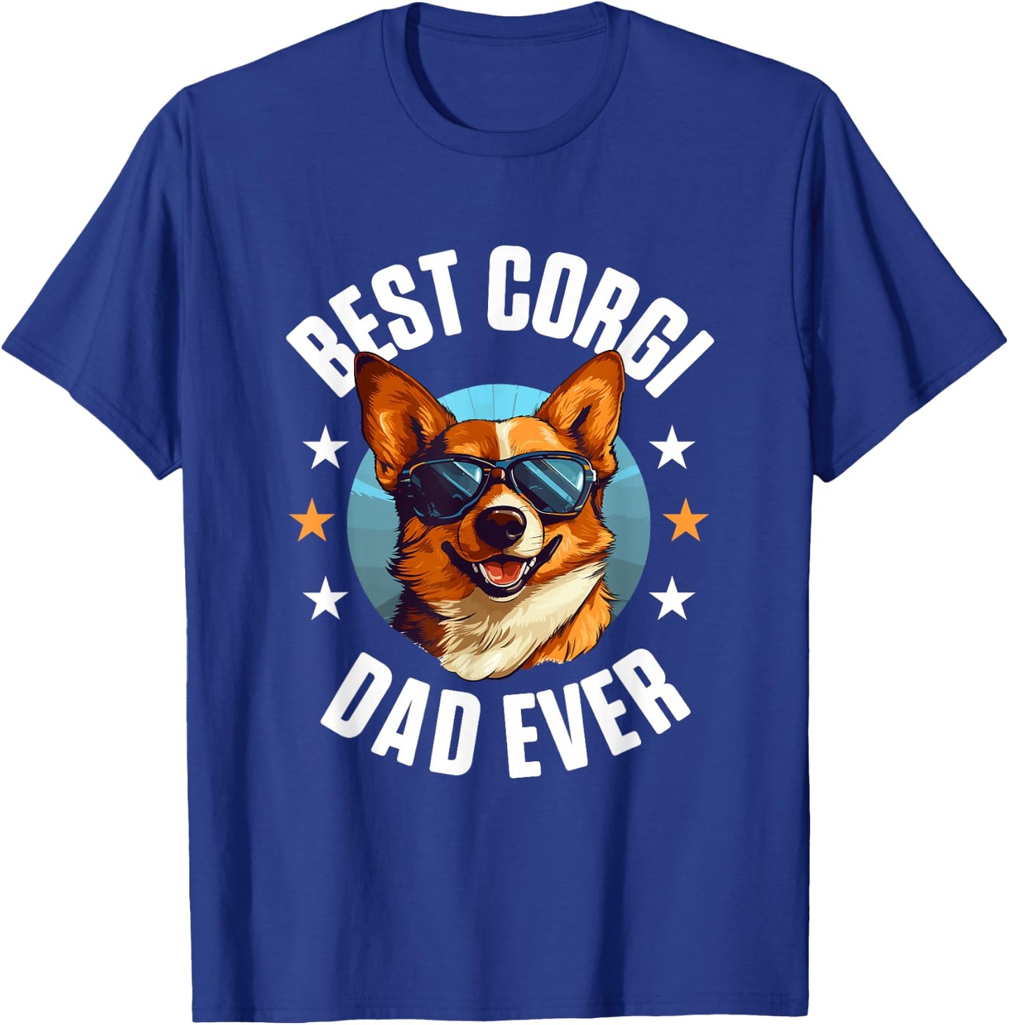 Pembroke Welsh Corgi - Best Corgi Dad Ever T-Shirt - T-Shirt | Royal