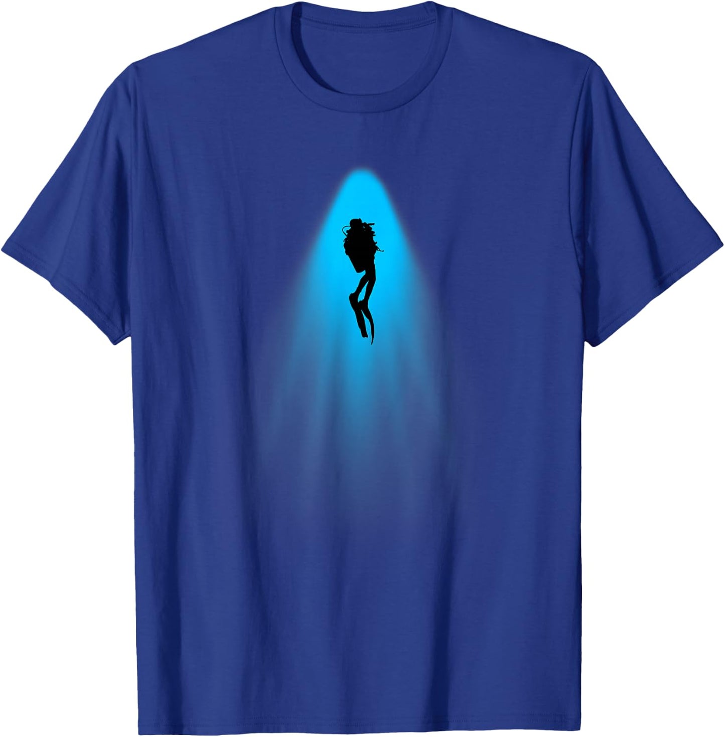 Scuba Diver - Ocean Underwater Scuba Diving Freediving T-Shirt - T-Shirt | Royal