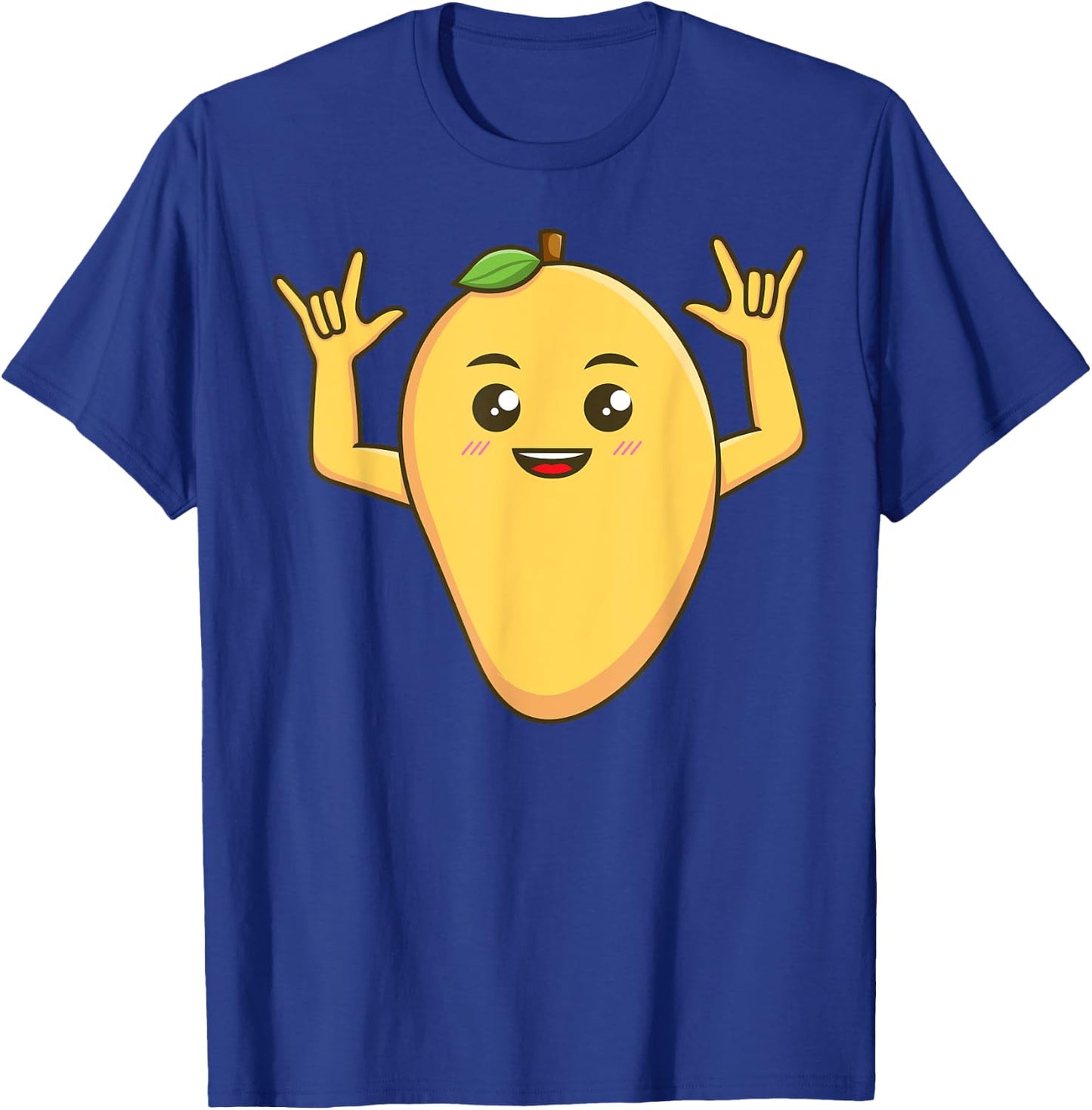 Funny Mango Designs Women Fruitarians Farmer Foodies T-Shirt - T-Shirt | Royal