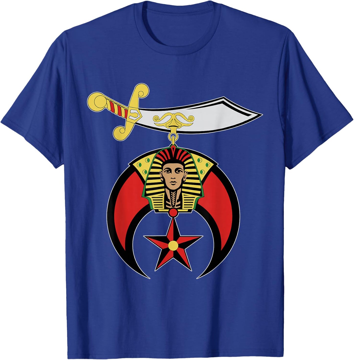 Shriners Logo Emblem AAONMS Freemasons AEAONMS Father's Day T-Shirt - T-Shirt | Royal