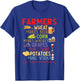 Farmers Wheat Make Beer Corn Makes Whiskey Grapes Quote T-Shirt - T-Shirt | Royal