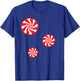 Peppermint Christmas Candy T-Shirt - T-Shirt | Royal
