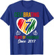 7 Years of Marriage Married Couple 7th Wedding Anniversary T-Shirt - T-Shirt | Royal