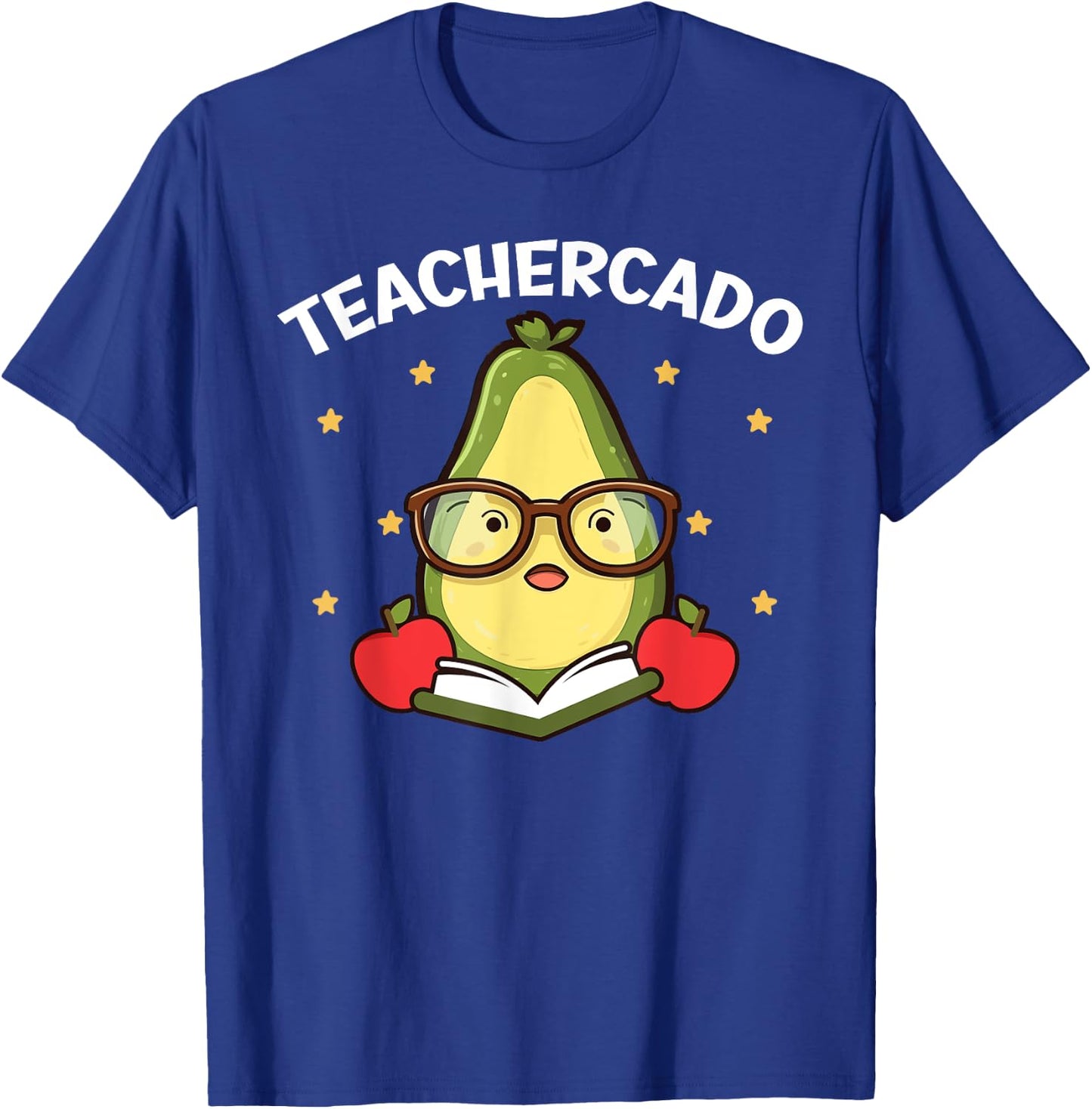 Avocado Teacher Fruit Guac Teaching Guacamole Lover T-Shirt - T-Shirt | Royal