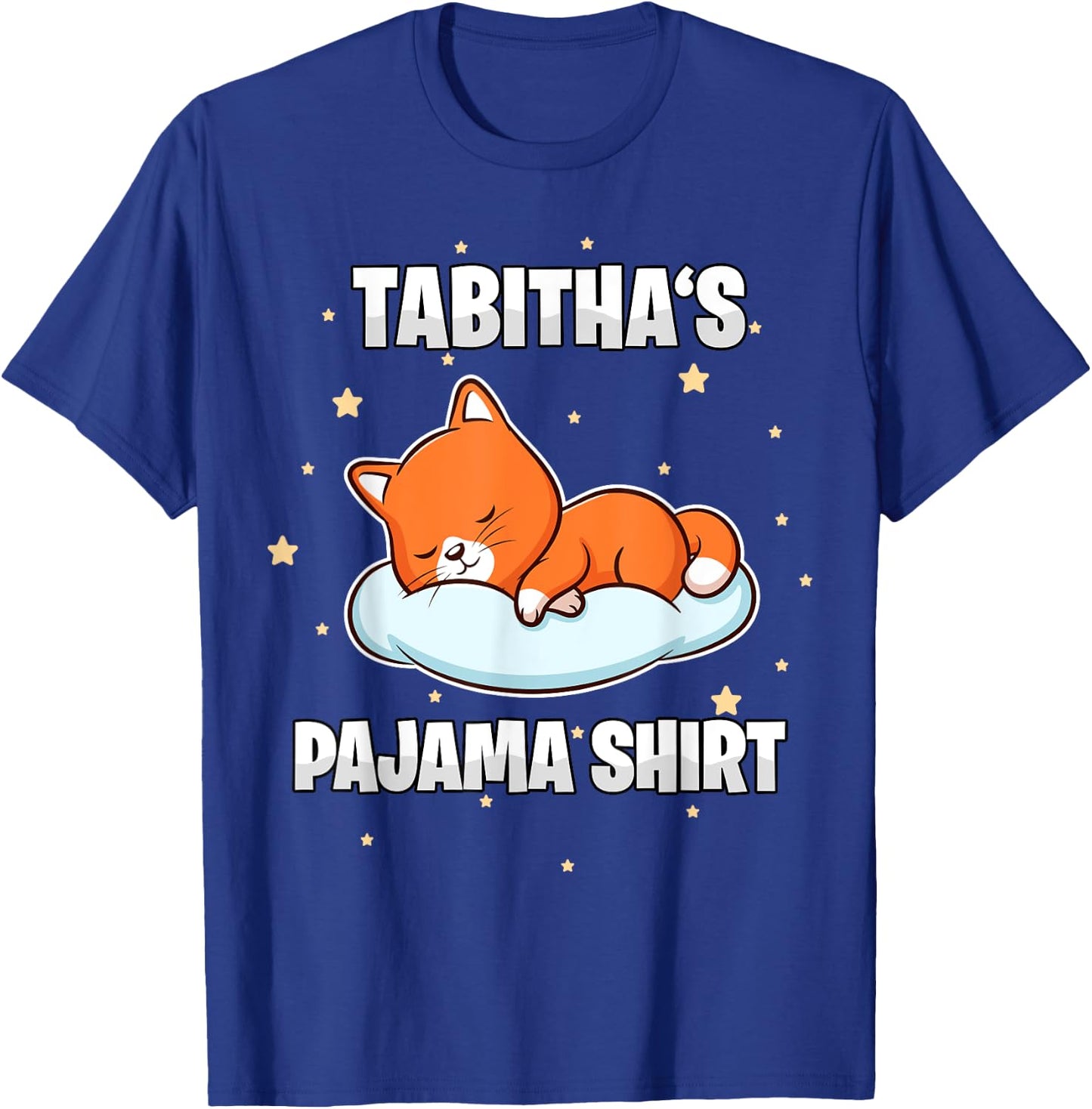Tabitha's Pajama Shirt - Personalized Sleeping T-Shirt - T-Shirt | Royal