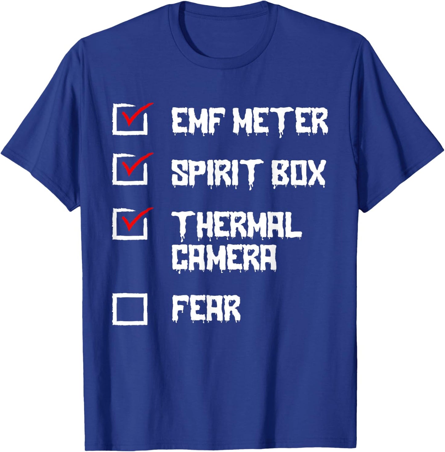 Phasmophobia - Ghost Hunter - Paranormal Investigators T-Shirt - T-Shirt | Royal