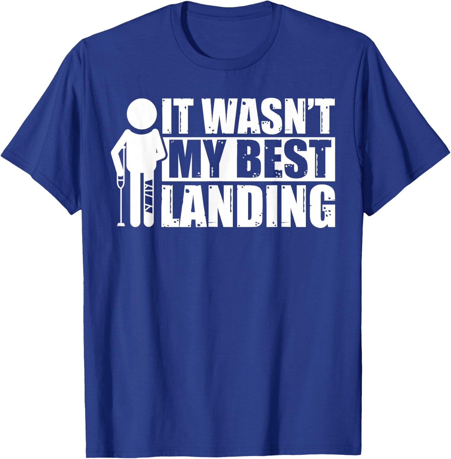 Get Well Soon Broken Knee ACL Recovery Surgery Recovery T-Shirt - T-Shirt | Royal