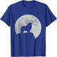 Moon And Dog Silhouette - Patou Great Pyrenees Women T-Shirt - T-Shirt | Royal