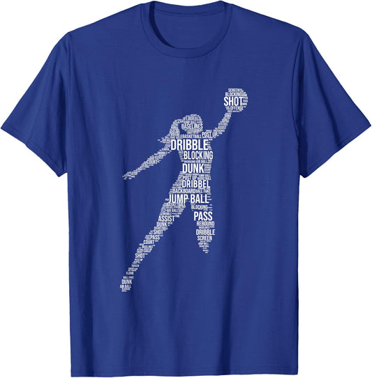Basketball Girl - Point Guard Ball Shooting Sports T-Shirt - T-Shirt | Royal