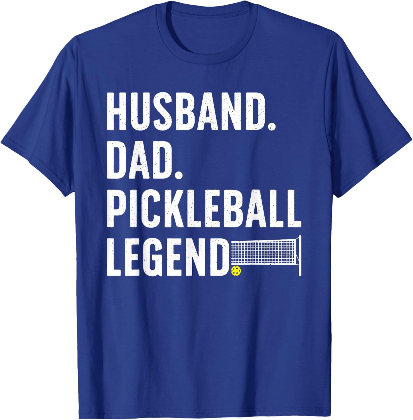 Cool Pickleball Design For Husband Dad Men Pickleball Player T-Shirt - T-Shirt | Royal