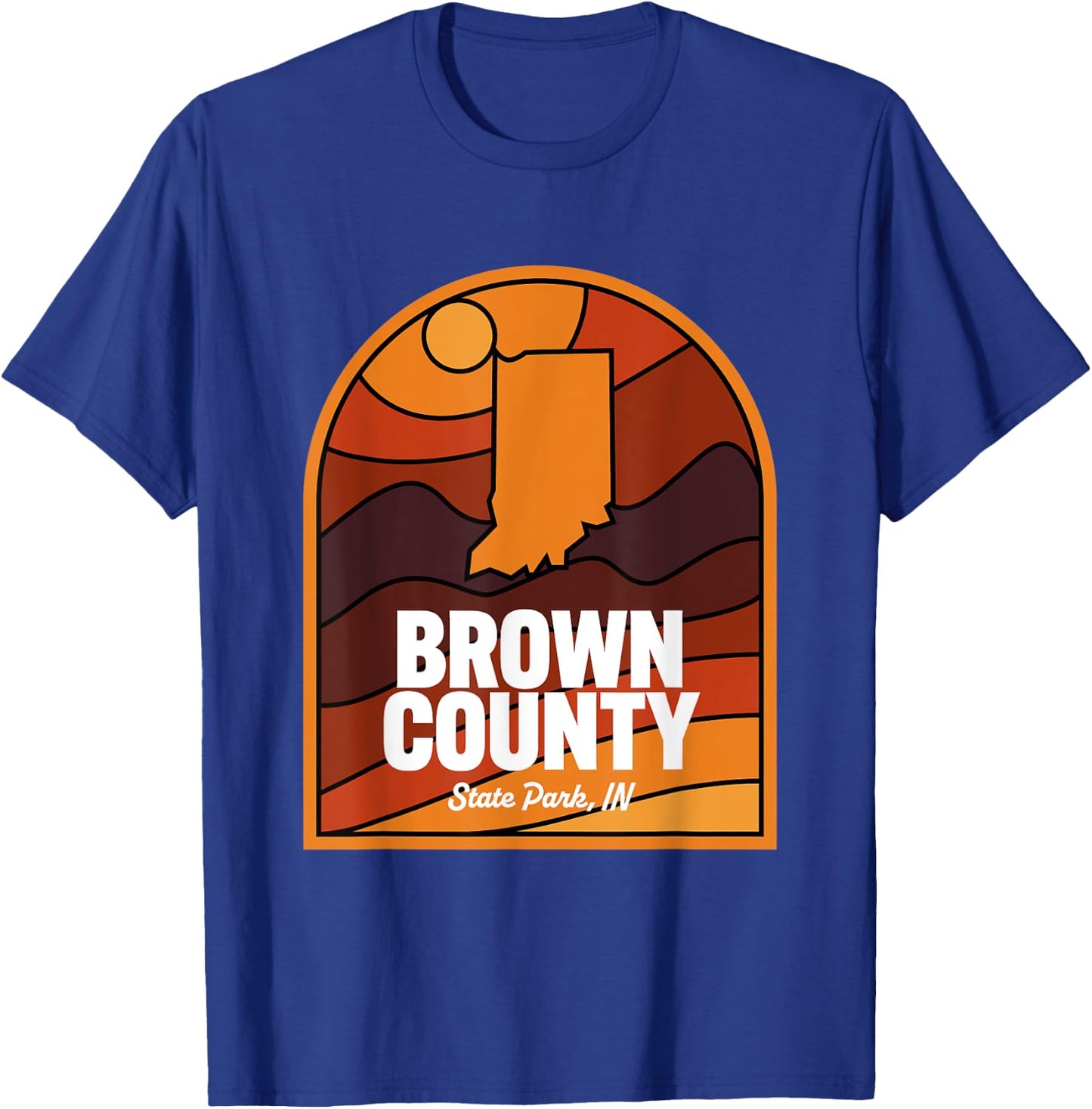 Brown County State Park Indiana T-Shirt - T-Shirt | Royal