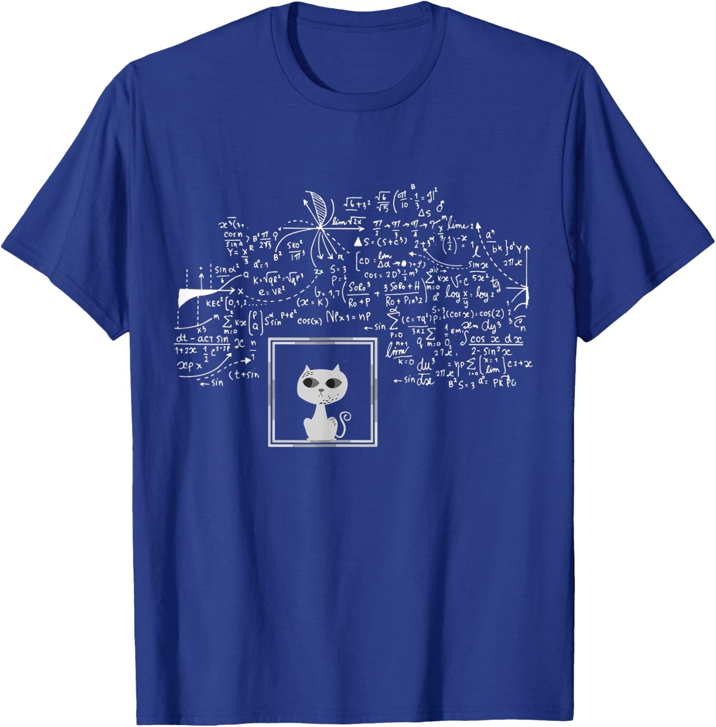Schrodinger Cat in Box - Science Nerd Physics T-Shirt - T-Shirt | Royal