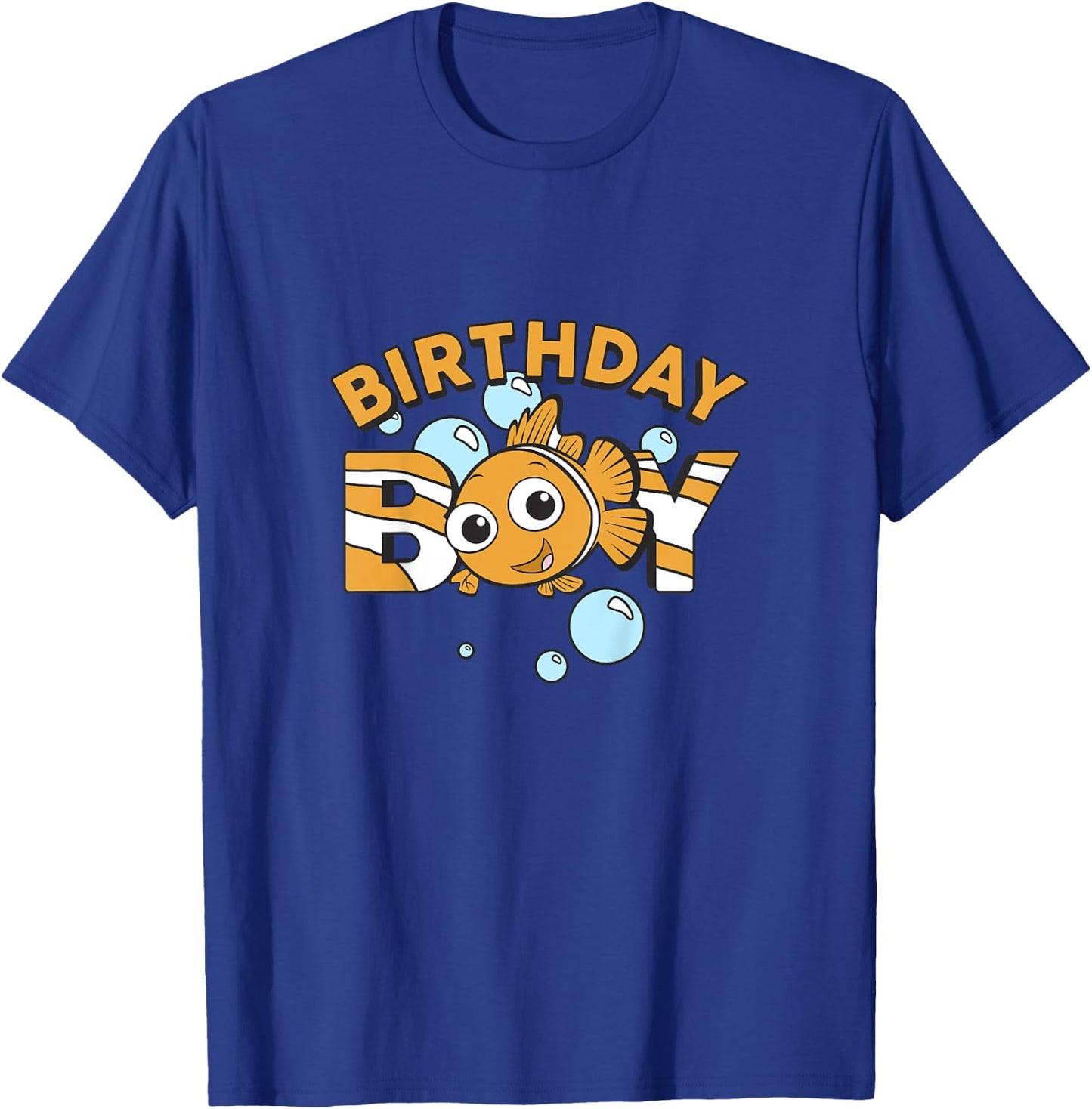 Kids Disney Pixar Finding Nemo Birthday Boy Cute Nemo Youth T-Shirt - T-Shirt | Royal