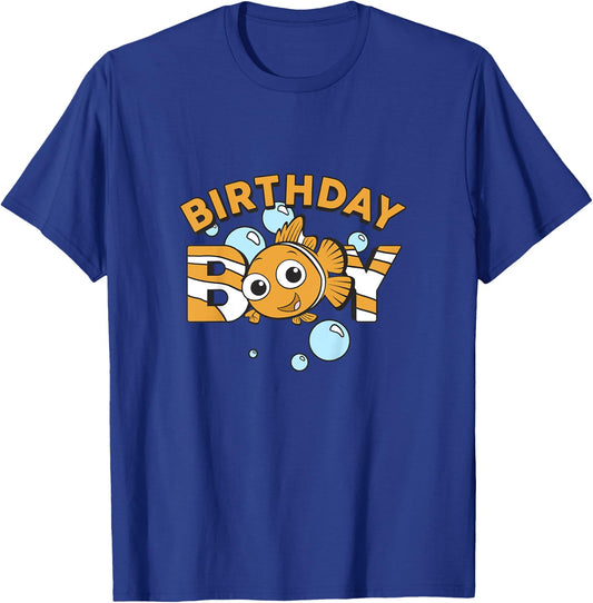 Kids Disney Pixar Finding Nemo Birthday Boy Cute Nemo Youth T-Shirt - T-Shirt | Royal