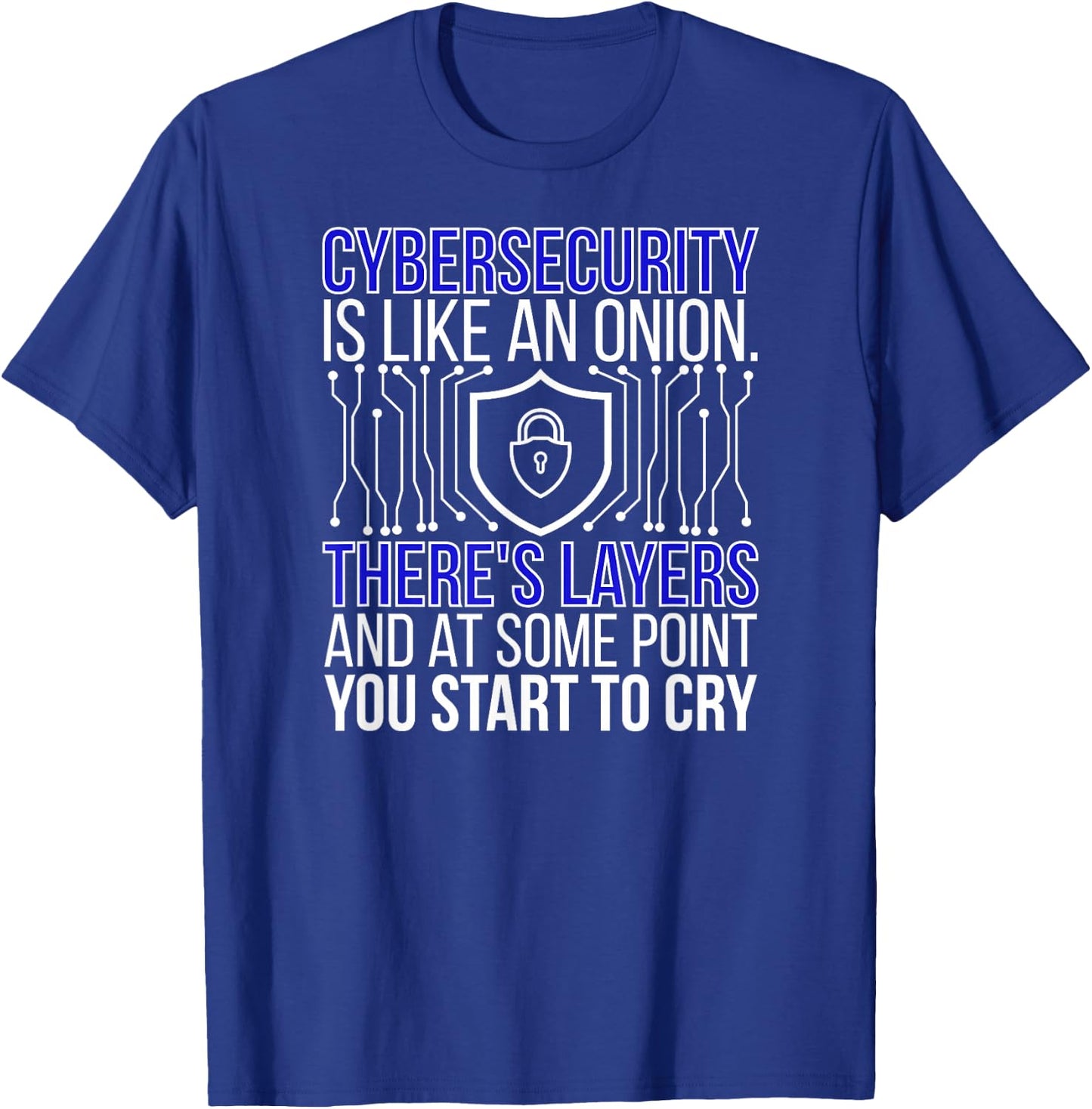 Funny Cybersecurity Professional Cybersecurity Specialist T-Shirt - T-Shirt | Royal