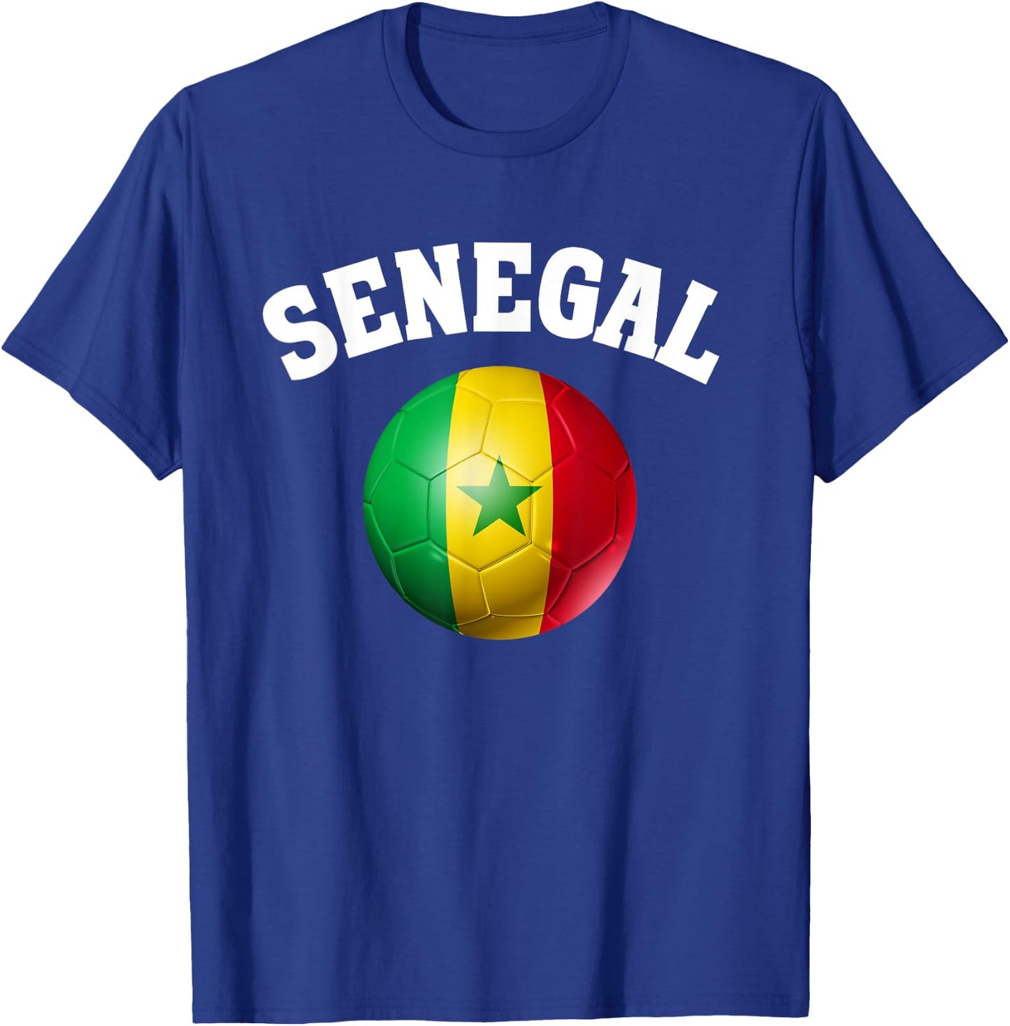 Vintage Senegal Soccer T-Shirt - T-Shirt | Royal