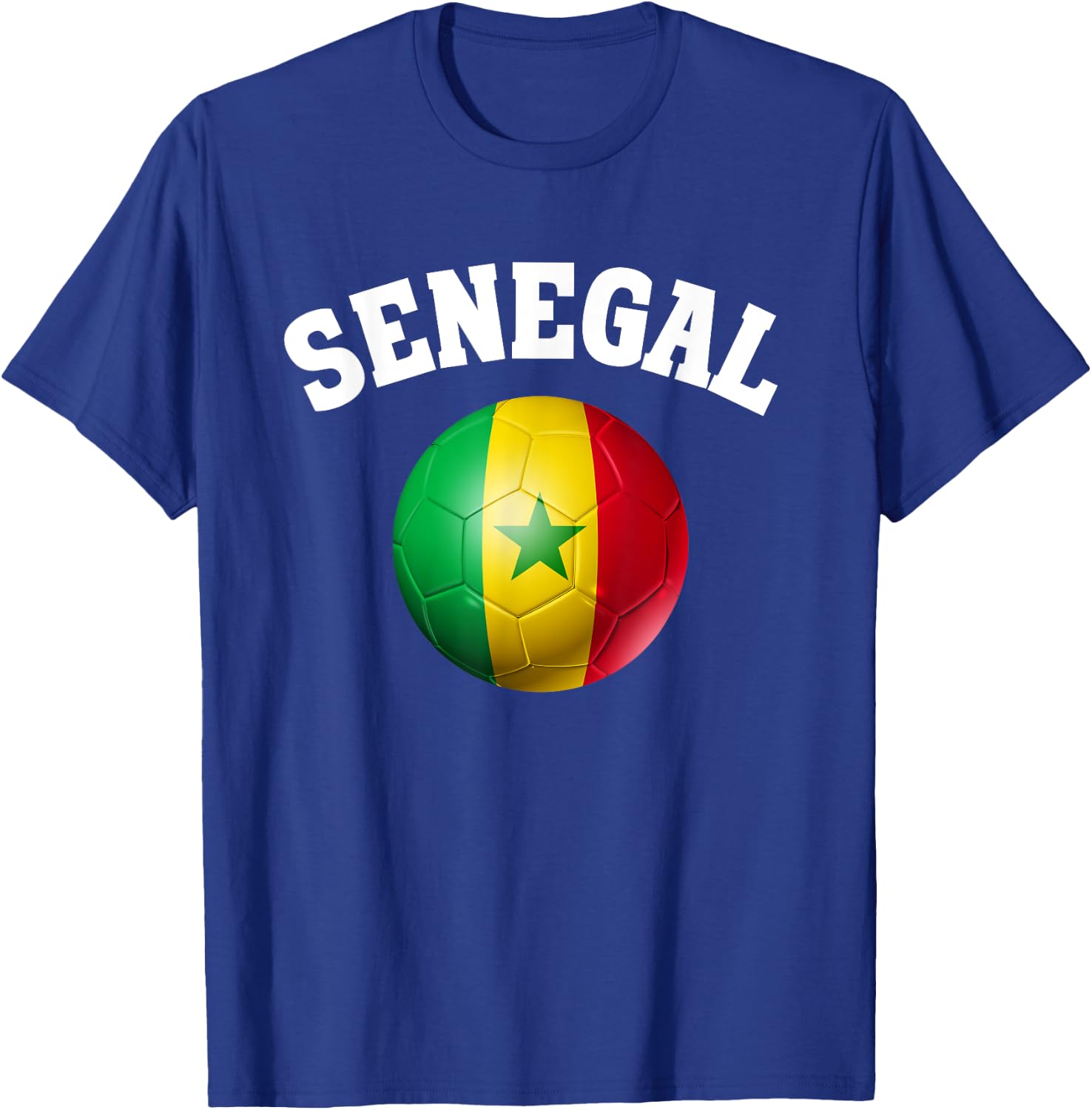 Vintage Senegal Soccer T-Shirt - T-Shirt | Royal