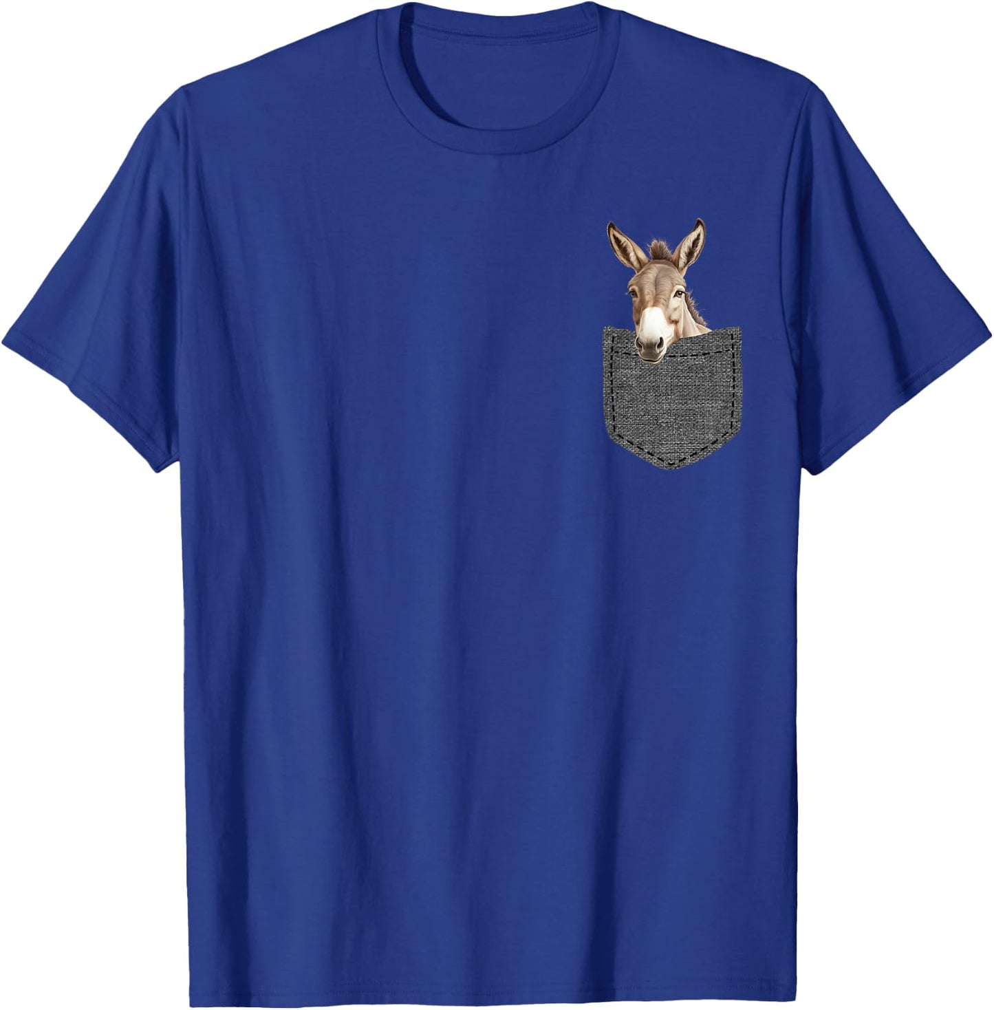 Donkey in Pocket T-Shirt - T-Shirt | Royal
