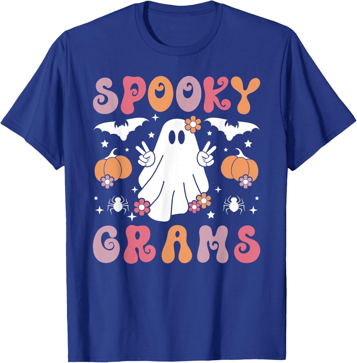 Spooky Grams Grandmother Halloween Grams Grandma T-Shirt - T-Shirt | Royal