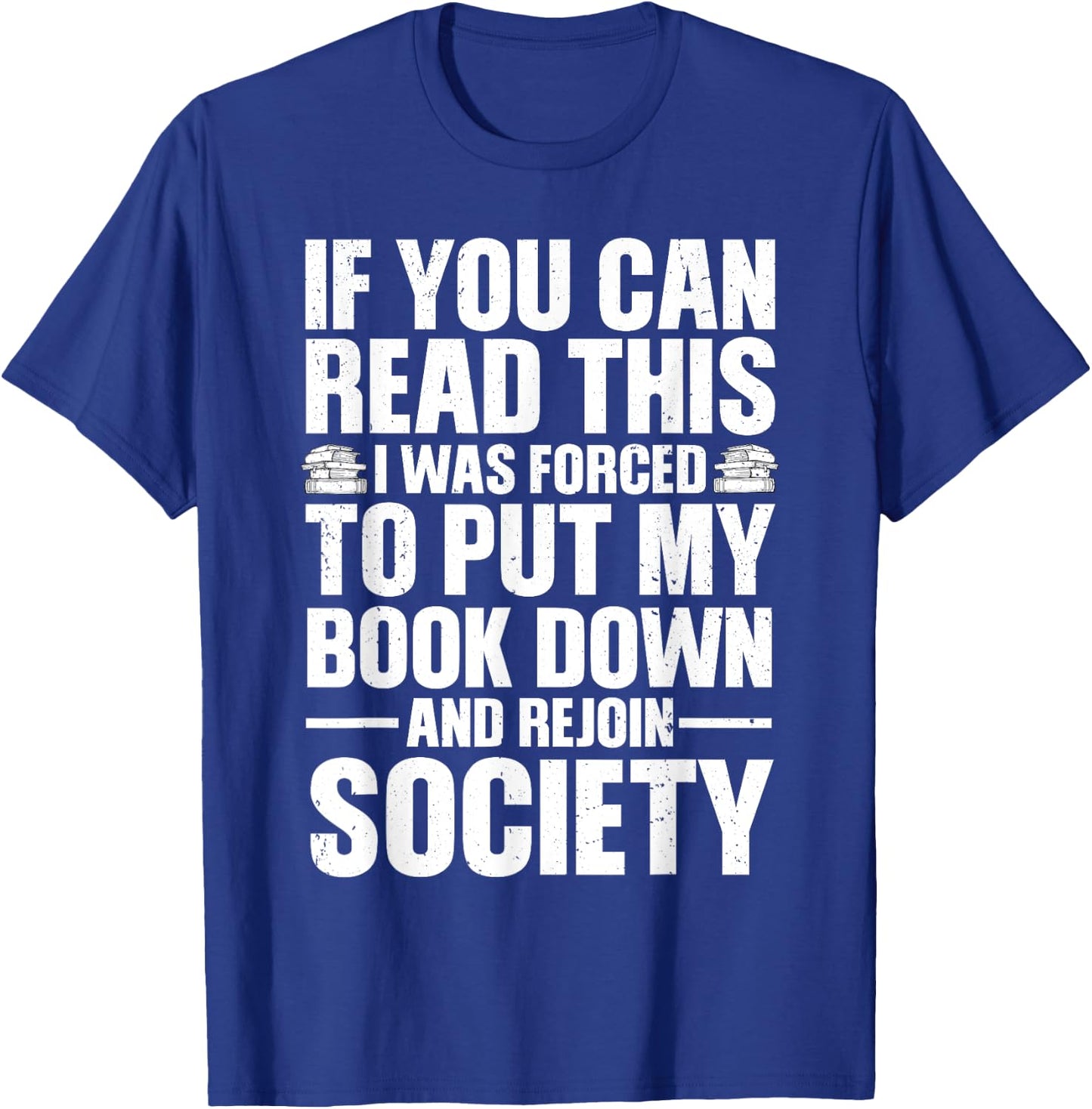 Funny Reading Design Women Book Nerd Reading Lovers T-Shirt - T-Shirt | Royal