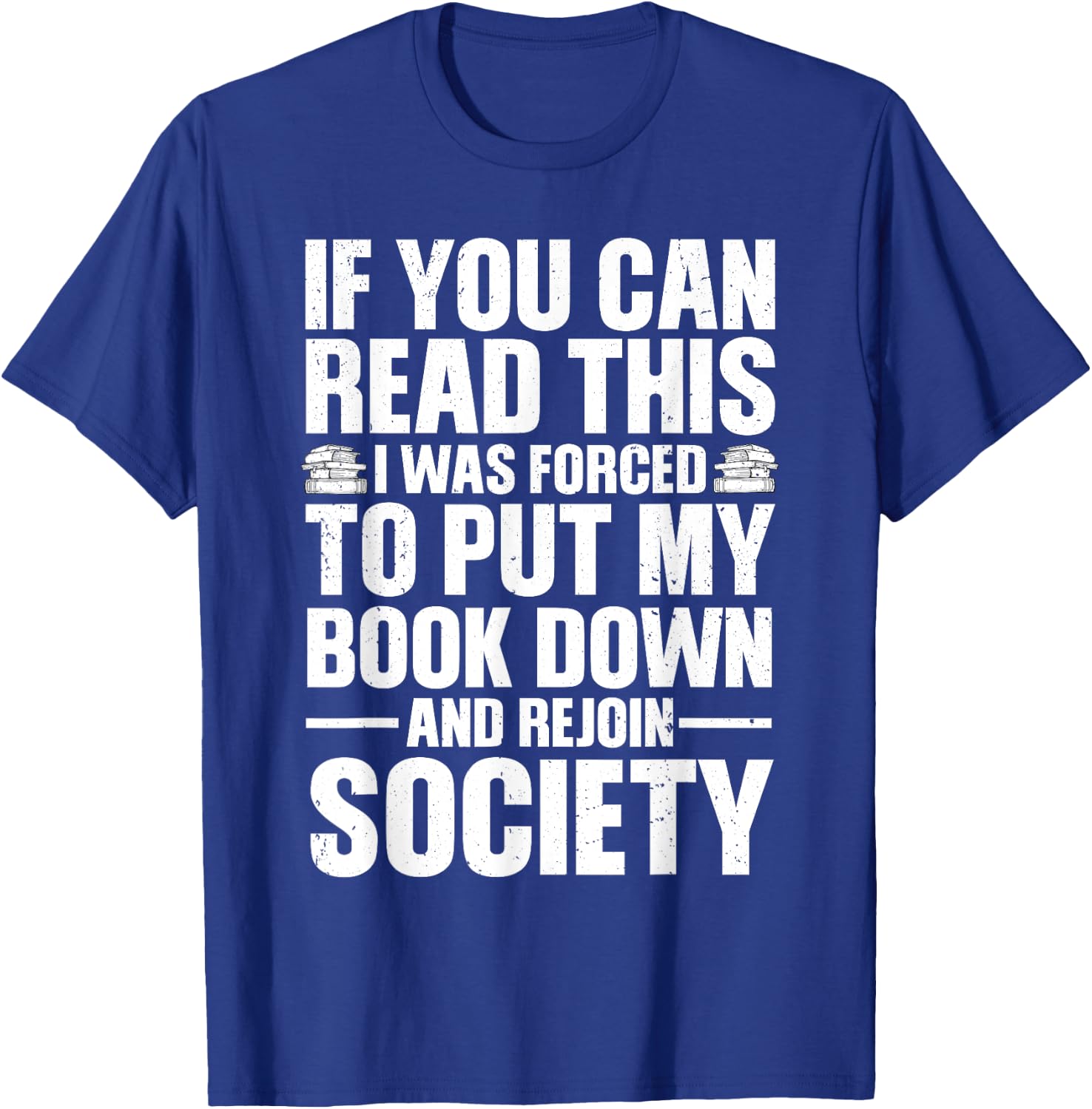 Funny Reading Design Women Book Nerd Reading Lovers T-Shirt - T-Shirt | Royal