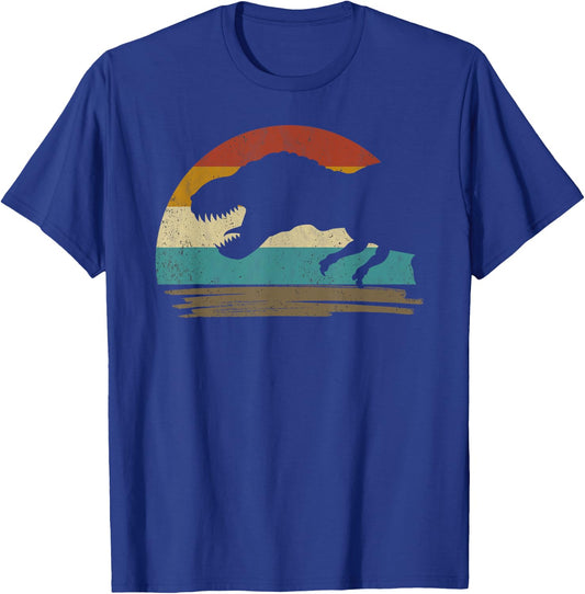 Tyrannosaurus rex T-rex dinosaur decoration retro vintage T-Shirt - T-Shirt | Royal