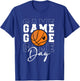 Game Day Basketball Shirt for Youth Boy Girl Basketball Mom T-Shirt - T-Shirt | Royal