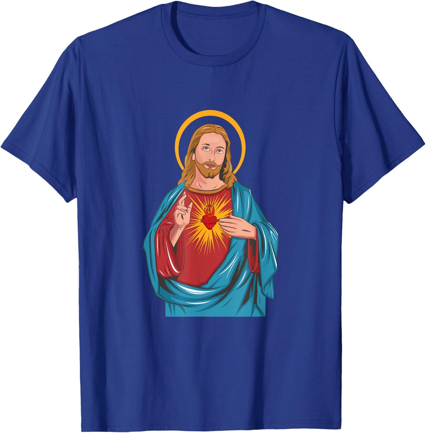 Heart of Jesus T-Shirt - T-Shirt | Royal