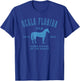 Ocala Florida USA Horse Capital Distressed Equestrian Design T-Shirt - T-Shirt | Royal