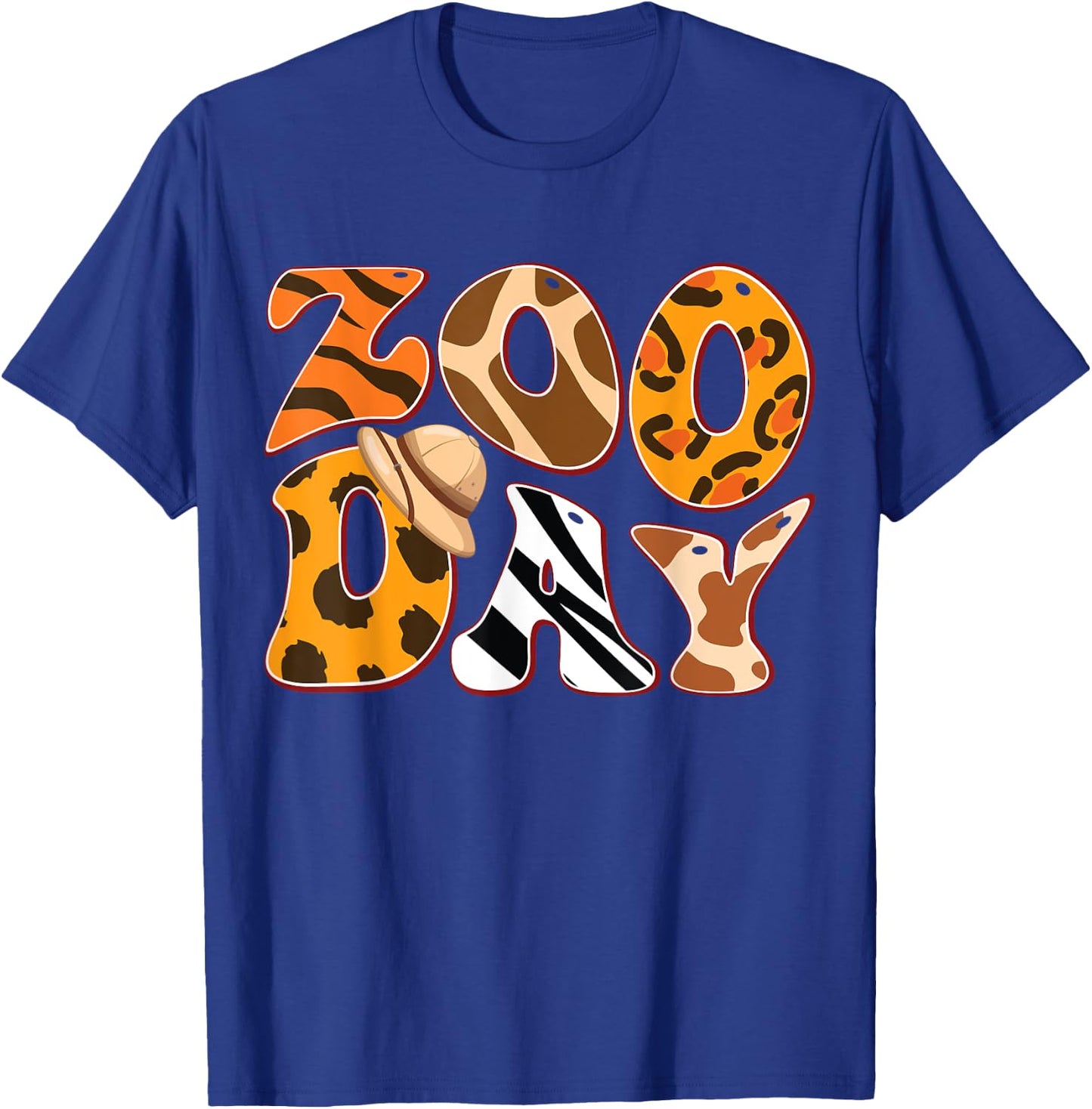 Zoo Day Family First Zoo Field Trip Safari Squad Matching T-Shirt - T-Shirt | Royal