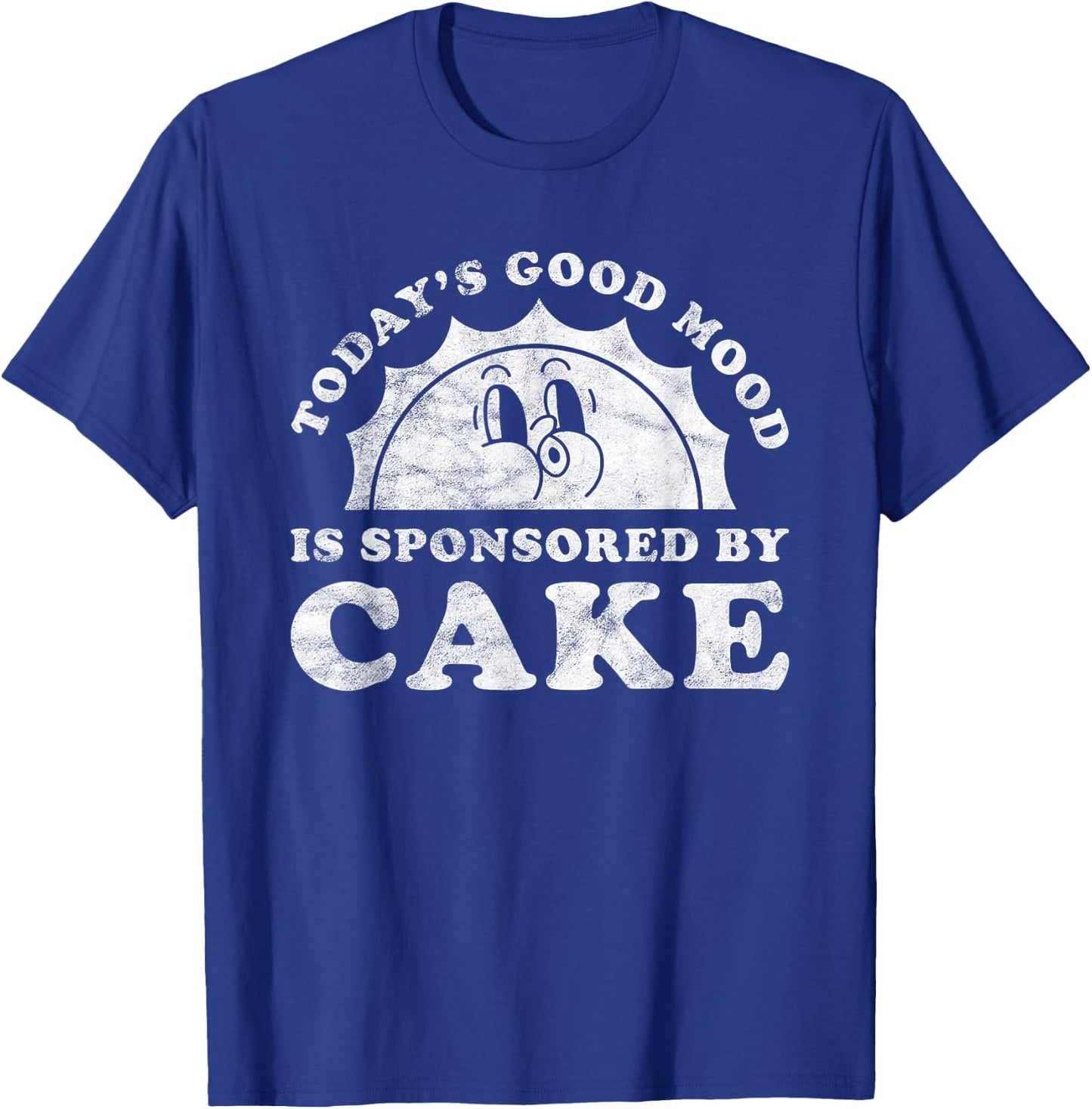 Funny Cute Retro Vintage Cake T-Shirt - T-Shirt | Royal